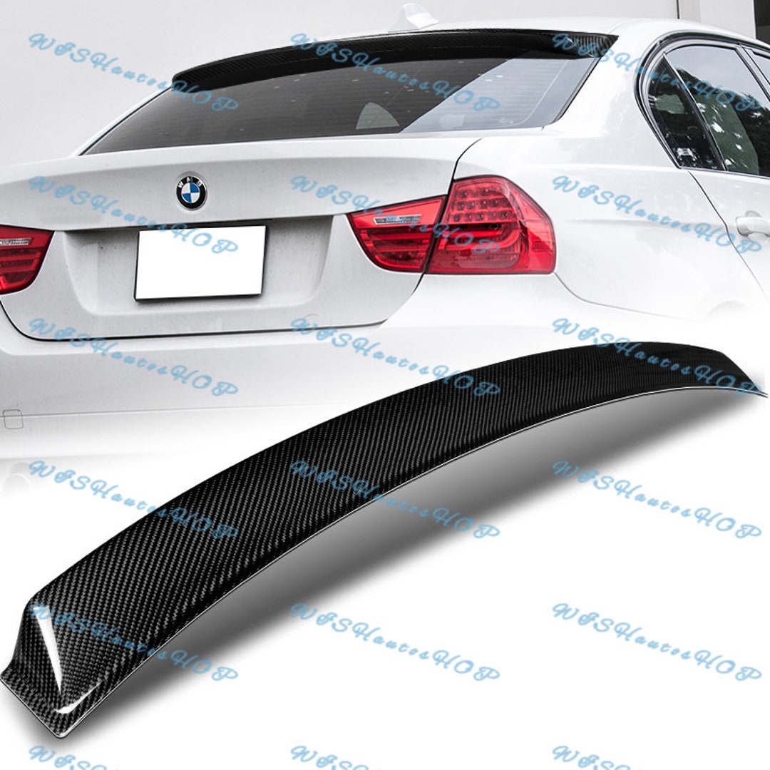 Für 2005 2006 2007 2008 2009 2010 2011 BMW E90 3er Sedan Modell Nur 100%  echte Carbonfaser Rückfenster Dachspoiler Flügel - .de