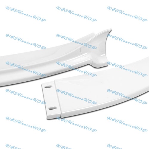 3pcs For 2006 2007 shops 2008 2009 2010 BMW E60 M5 Model Only ( Fit M5 OEM Bumper Only ) Painted Glossy White Front Bumper Spoiler Lip ABS