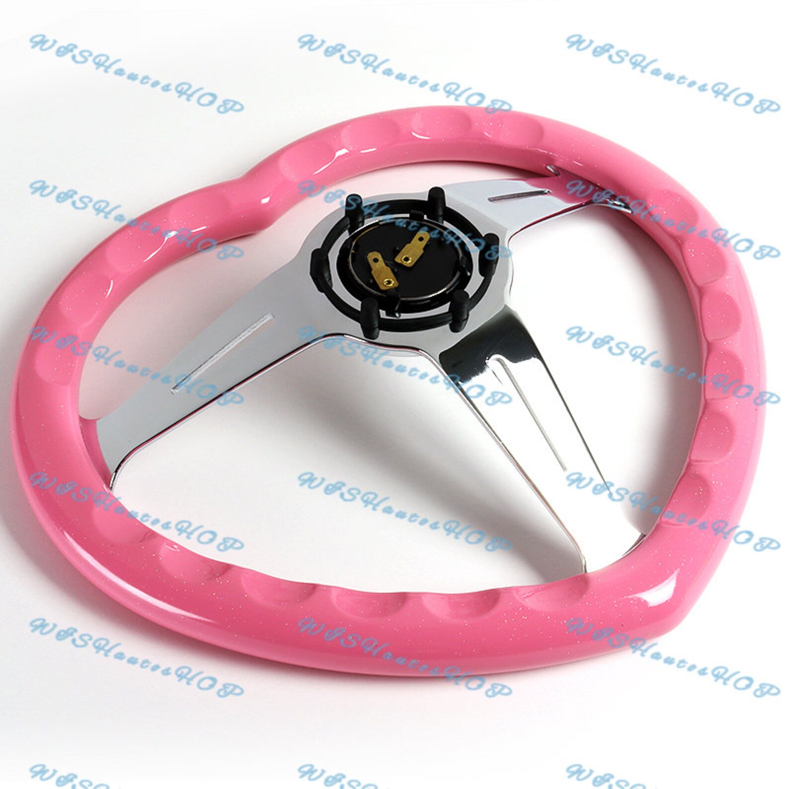 JDM Pink Heart Shaped Racing Steering Wheel Universal Car ABS Etsy