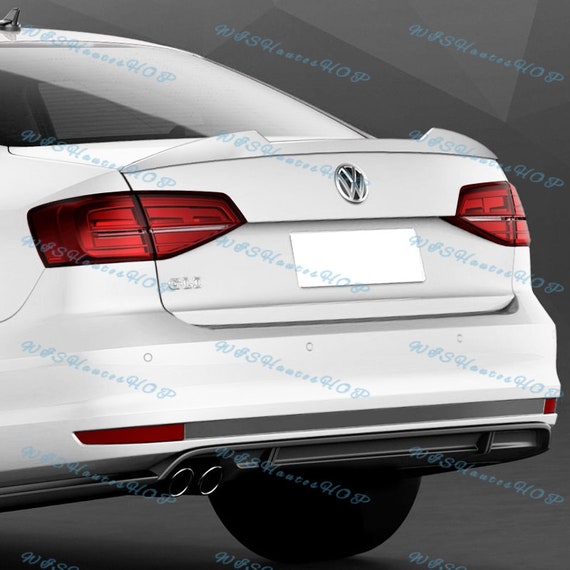 For 2011 2012 2013 2014 2015 2016 2017 2018 Volkswagen Jetta MK6 W-power  Pearl White Painted V-style Trunk Spoiler Wing -  Finland