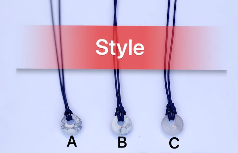 Black Cord Necklace Crystal Point Healing Pendant Crystal Etsy