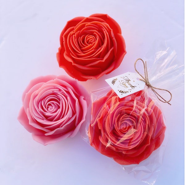 Flower soap rose , gift decorative soap for guests party , baby shower favor , flower wedding favor