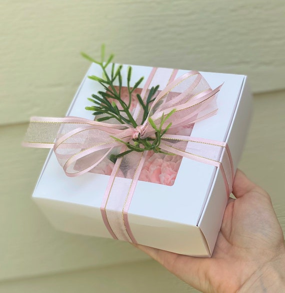 Handmade Floral Scented Soap Flower Gift Set
