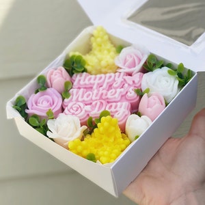 Mother’s Day Soap, Mother’s Day Gift, Flower Soap, Rose Soap Gift Box, Rose Soap, Gift for Mom, New Mom Gift