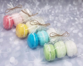 Macaron Soap Gift Set, Lightly Scented, Shea Butter Soaps