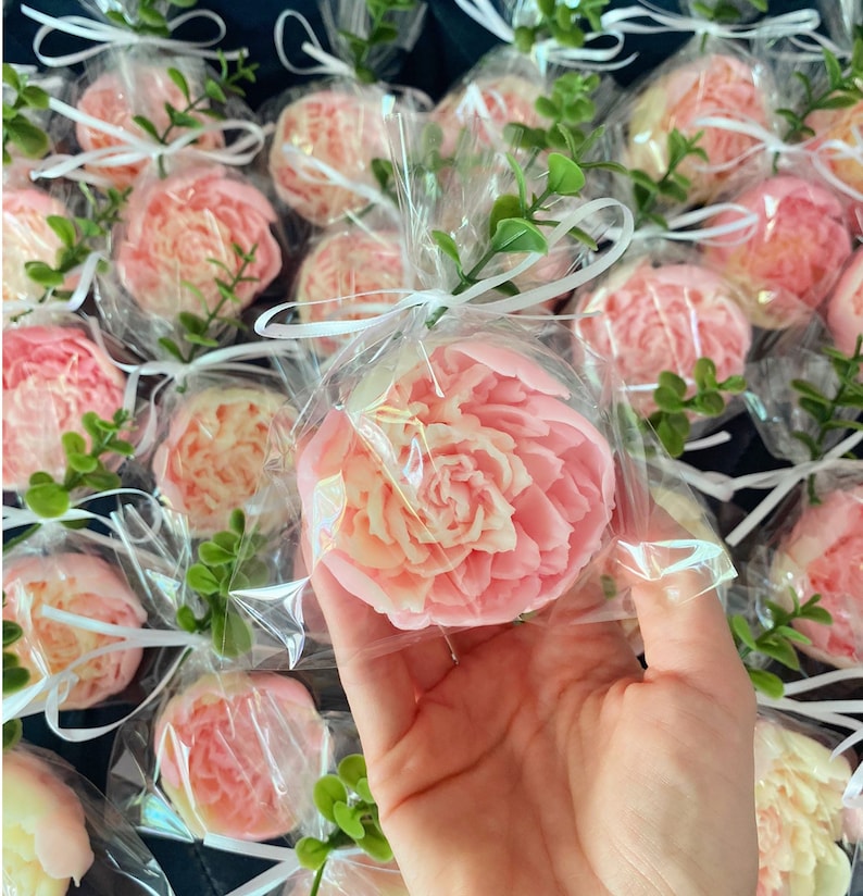 Soap Flower Favors Handmade Soap Party Favors Handmade Soap Etsy