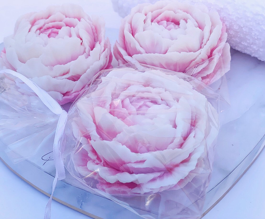 Flowers Artisan Soap Handmade Soap Birthday Gift Gift for Etsy