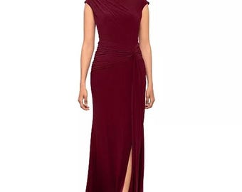 Betsy &  Adam Formal Evening Gown Womens 6P Wedding Guest Cocktail Party Dress