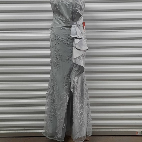 Carmen Marc Valvo Infusion Dress Womens Size 4 Gr… - image 3