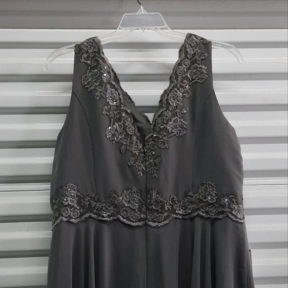 JJ's House Dress Women's Size 18W Gray Embroidere… - image 4