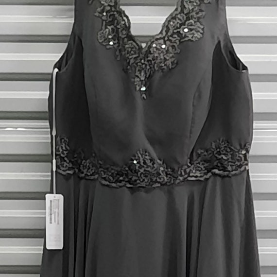 JJ's House Dress Women's Size 18W Gray Embroidere… - image 9