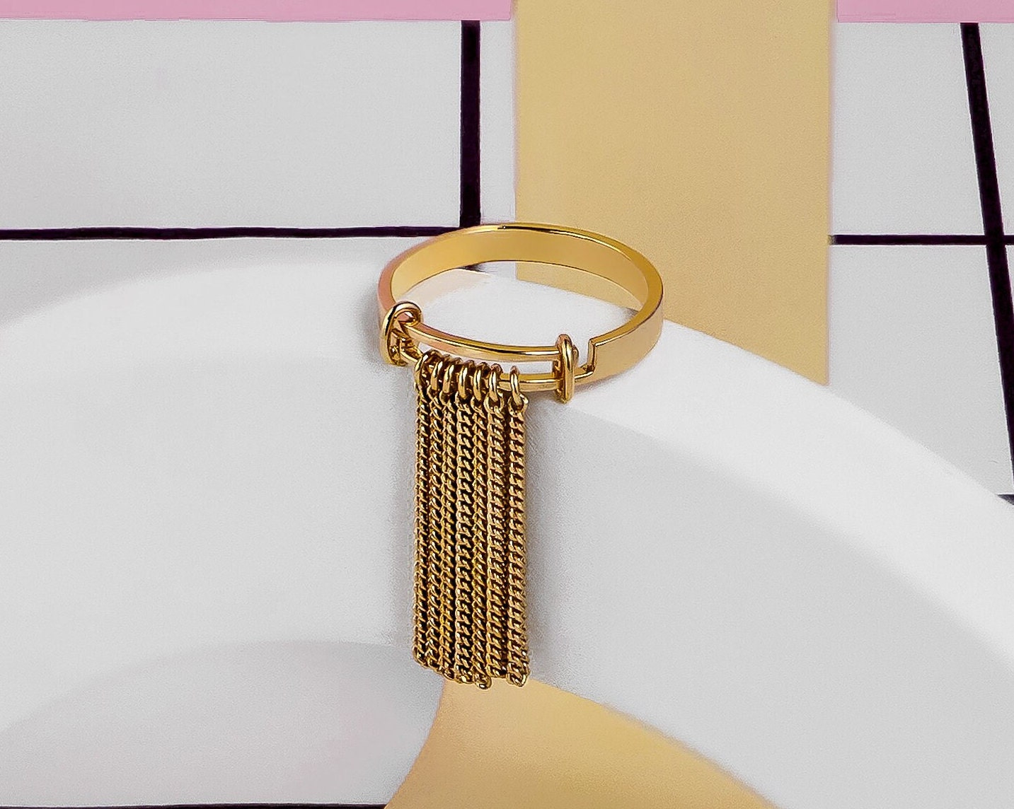 6cm Mini Jewelry Tassel gold ring tassel, Necklace Tassel,Mala Tassels –  Rosebeading Official