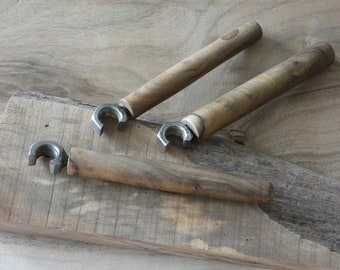 Bottle opener walnut stainless steel / Handmade / Design / Industrial / Kitchen helper / Handcrafted bottle opener