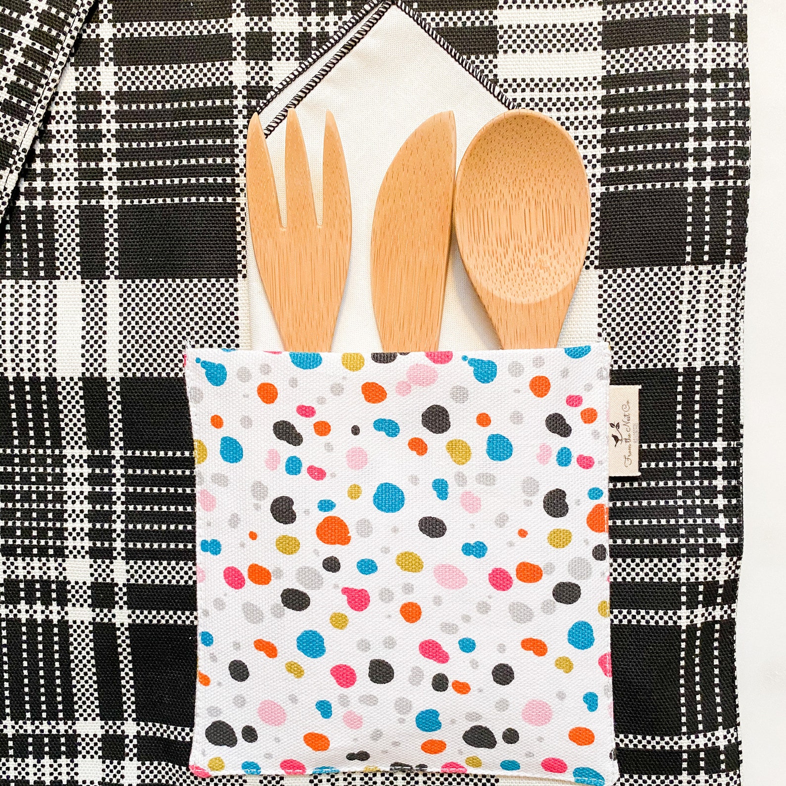 Carry Out Placemat Picnic Placemats Utensil Pocket Etsy