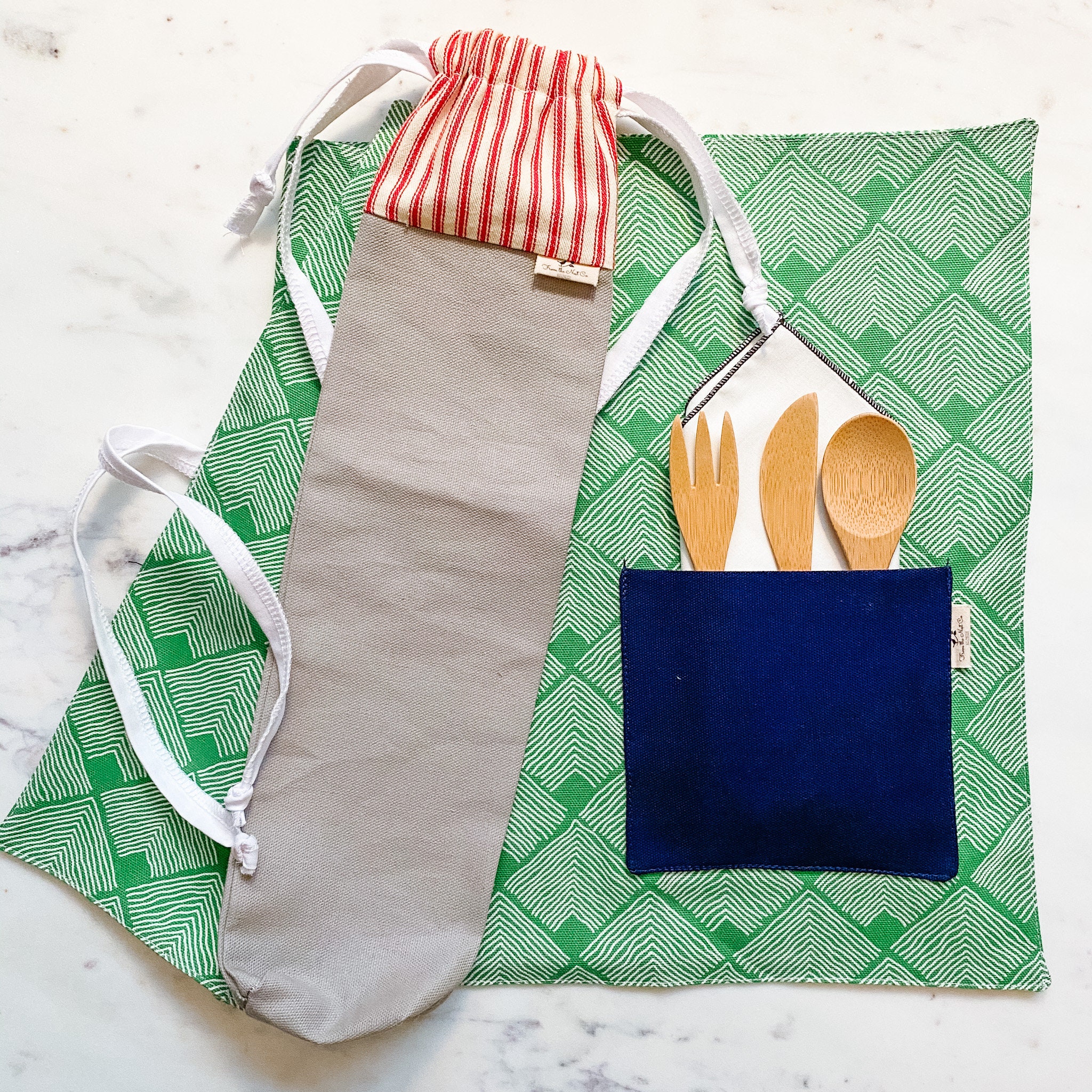 Carry Out Placemat Picnic Placemats Utensil Pocket Etsy UK