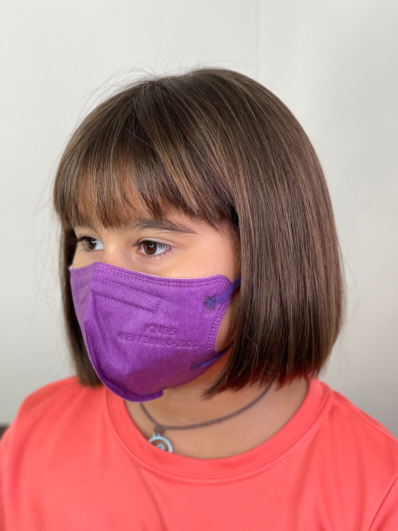 Kids girls KN95 Face Masks Colorful Face Masks for Kids in Etsy