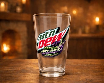 Eldritch Blast DnD Pint Glass 16oz | DnD Warlock Gift