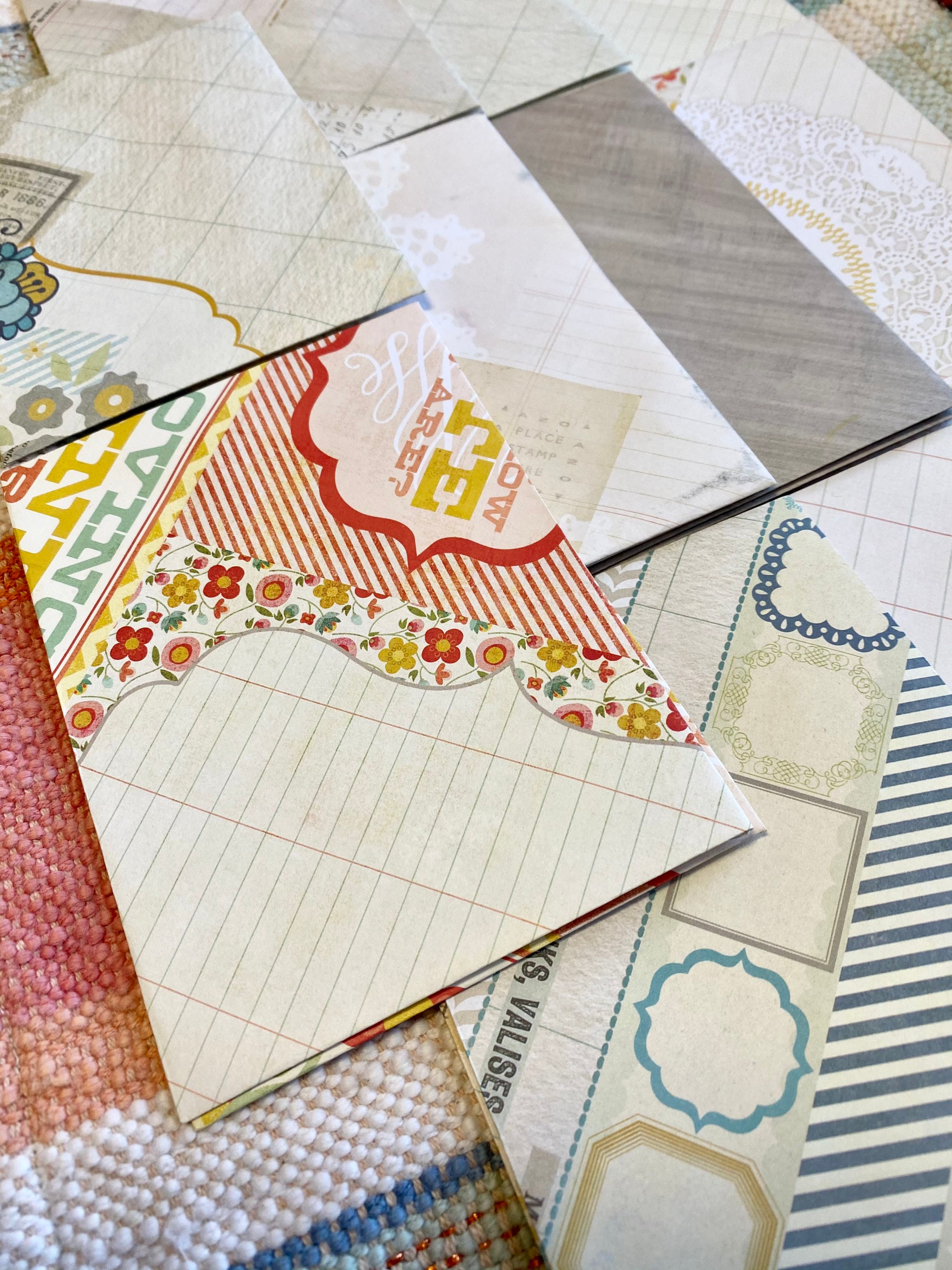 20 Hand Folded Rustic Envelopes Etsy