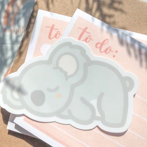 Cute Sleepy Koala Sticker