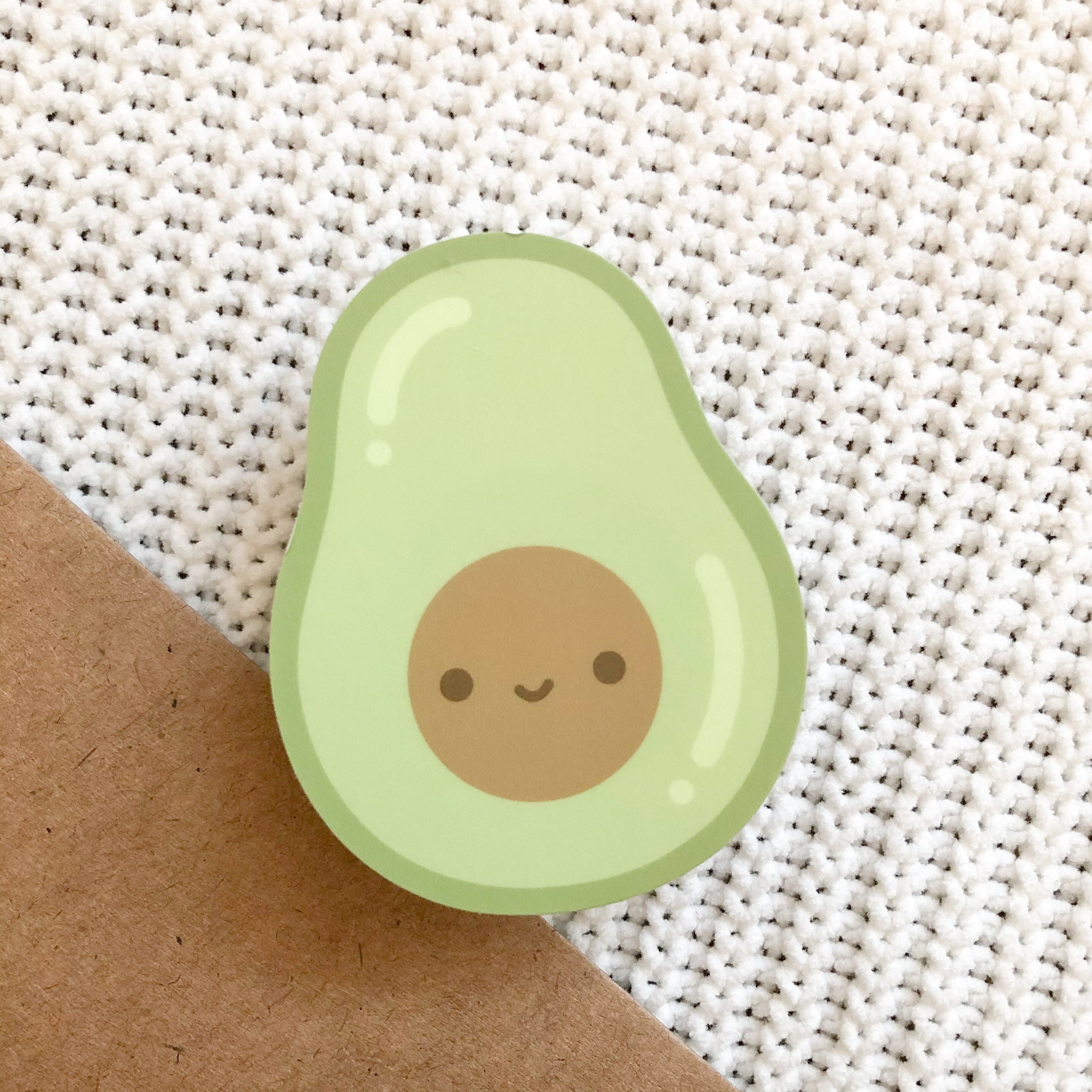 Cute Kawaii Avocado Sticker - Etsy