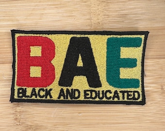 Black and Educated Patch