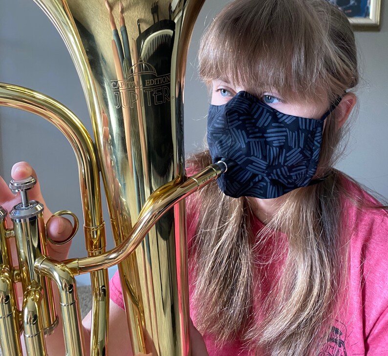 Sewing Pattern for Band Instrument Face Mask Etsy