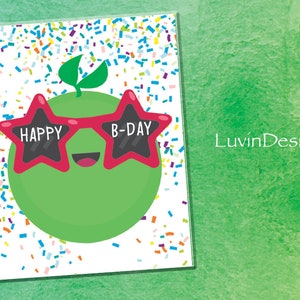 Happy Birthday Lime, Confetti Fruit