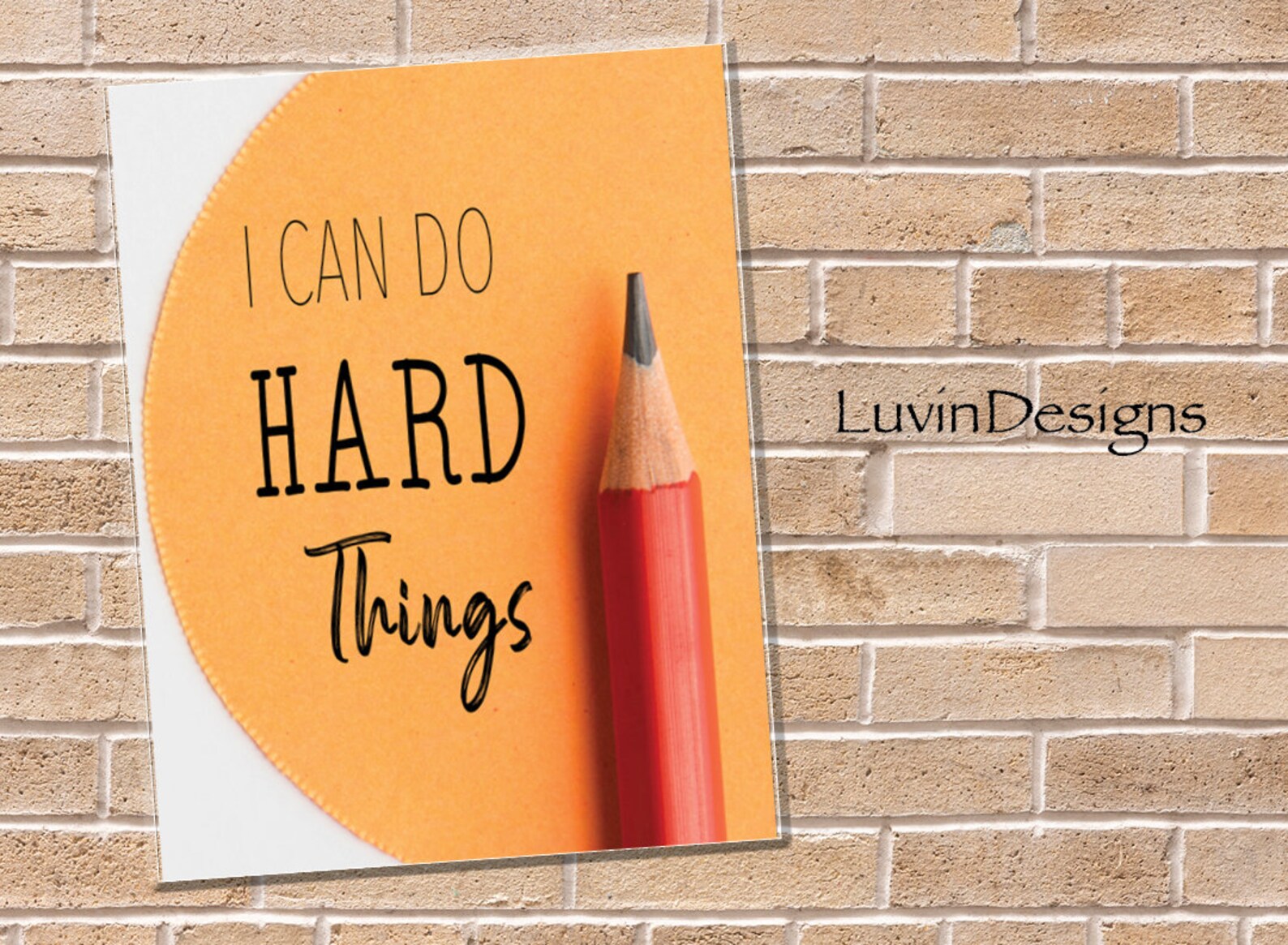 I Can Do Hard Things/ Art Prints/ Inspiration/ Quotes/ Sayings/ Kid Quotes/ Motivational Quotes