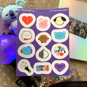 BT21 Sticker Sheet