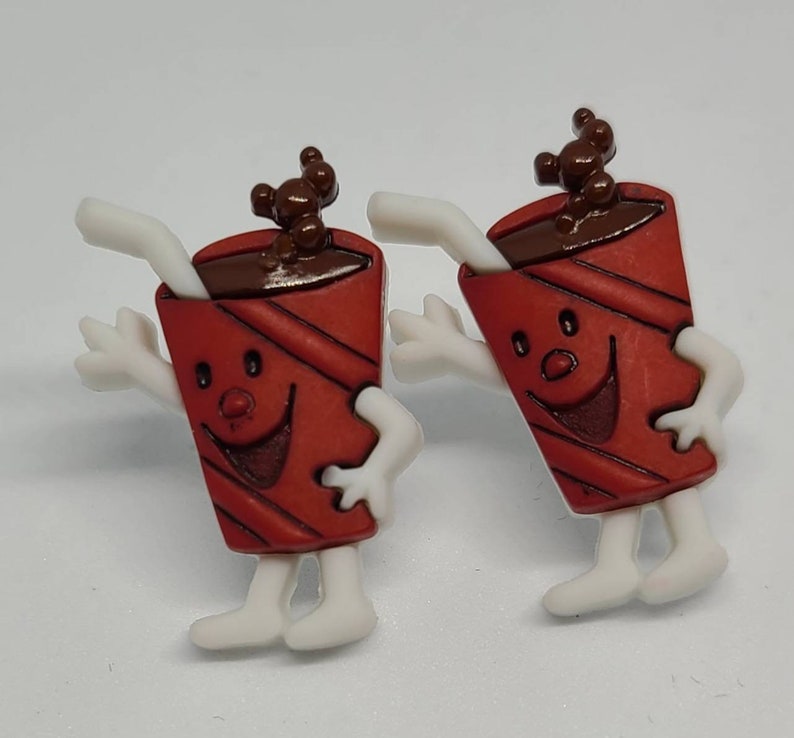 food earrings Soda earrings