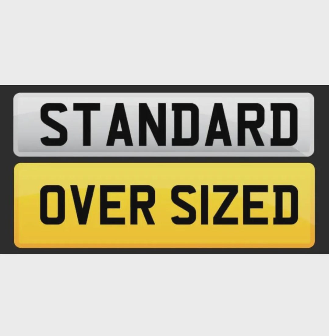 Pair of Range Rover Number Licence Plates Show or Road Legal. Printed ...