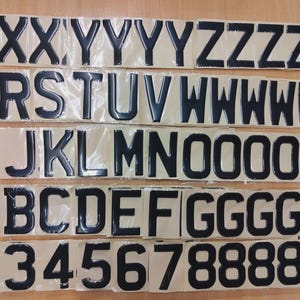 3d gel domed Digits - Starter Pack 350 Digits (all letters and numbers) ..free postage mot standard