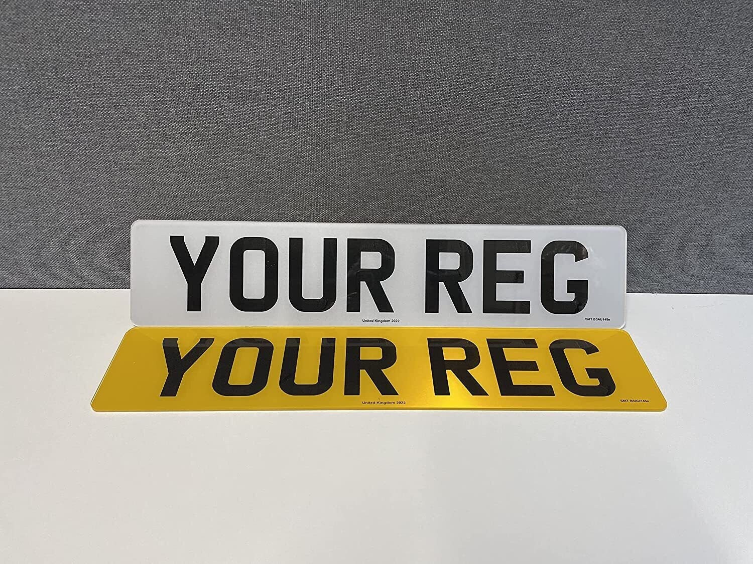 single front or rear plain acrylic number licence  plate show or road legal. printed top quality. free post... maker for 30 years