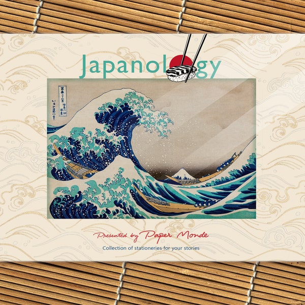 Japanology Stationery Set, Japan Grab Bag, Japanese Style Stationeries, Japanese Assorted Stationeries, Japan
