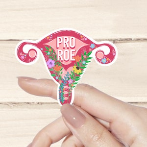 Roe vs Wade sticker, women’s rights sticker, pro choice, protect roe v wade, human rights, 1973, uterus sticker, stay out of my uterus