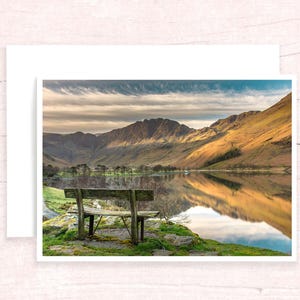 Lake District Greetings Card: Haystacks and Buttermere Fells A6