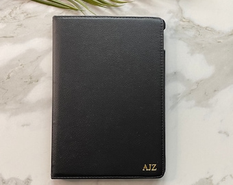 Ipad 10.9 inch 10th generation 2022, full leather 360 rotate case, custom monogram personalised initial