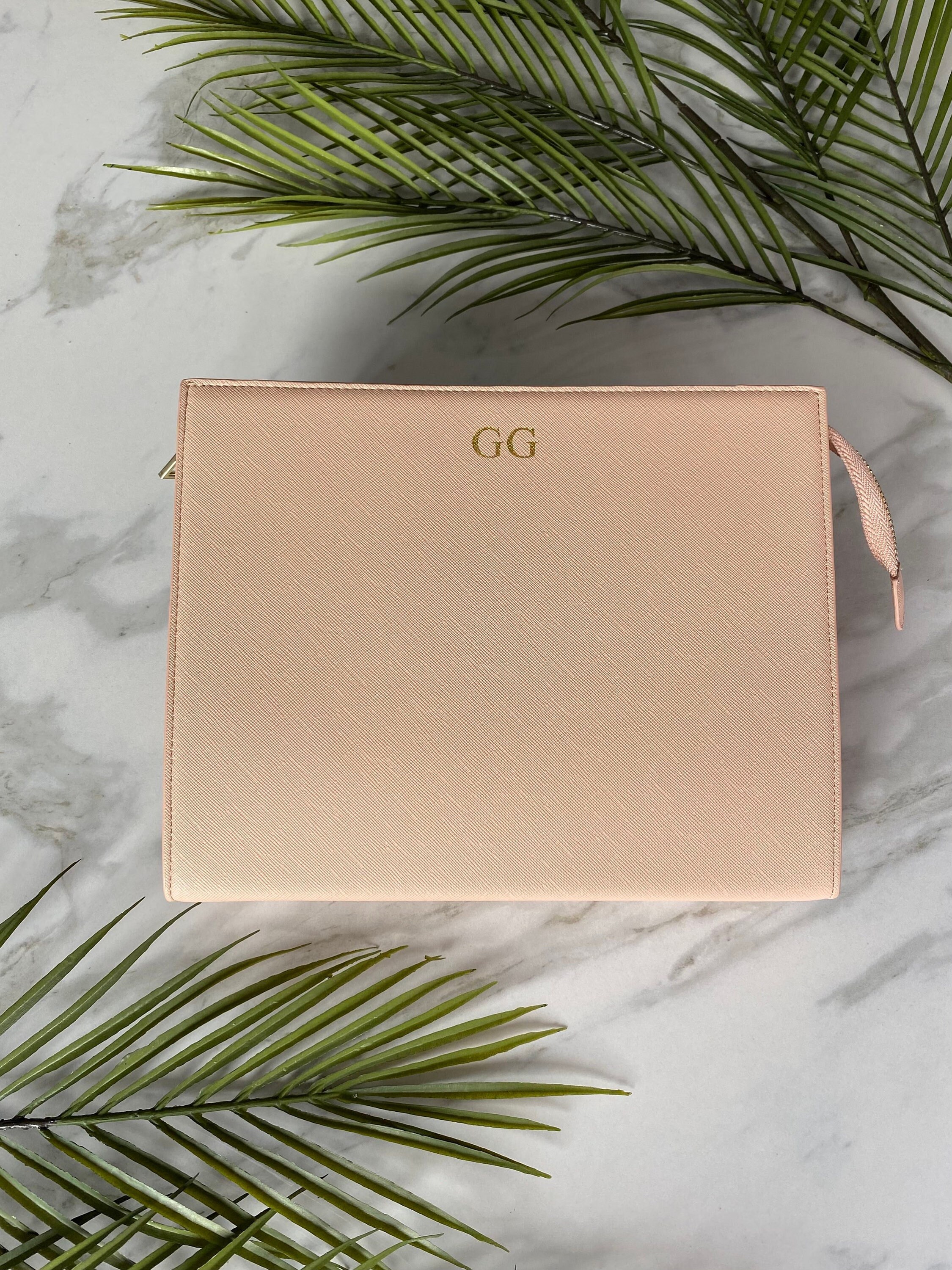 Nude gold clutch bag new arrivals