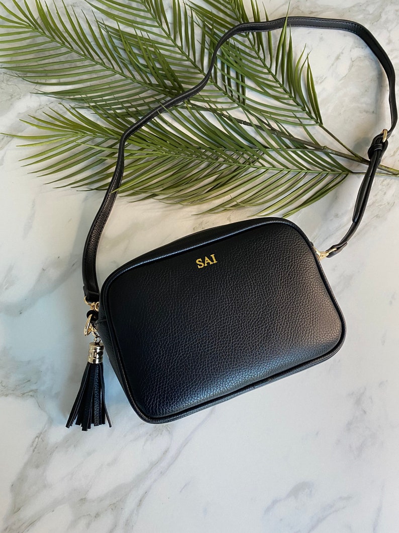 vegan leather camera bag