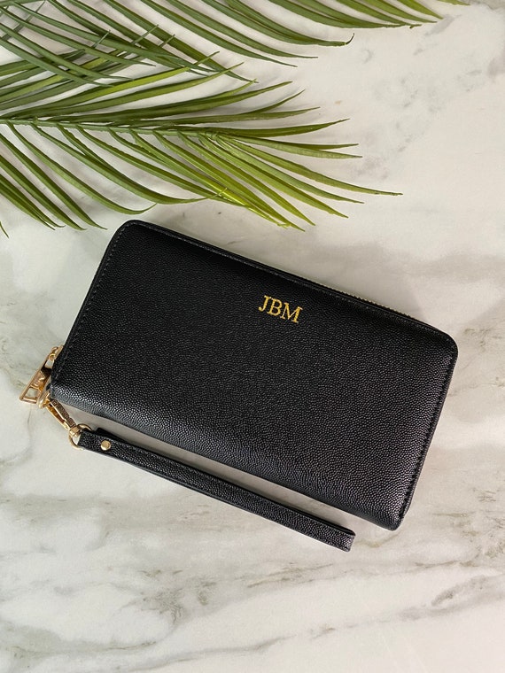 black purse wallet