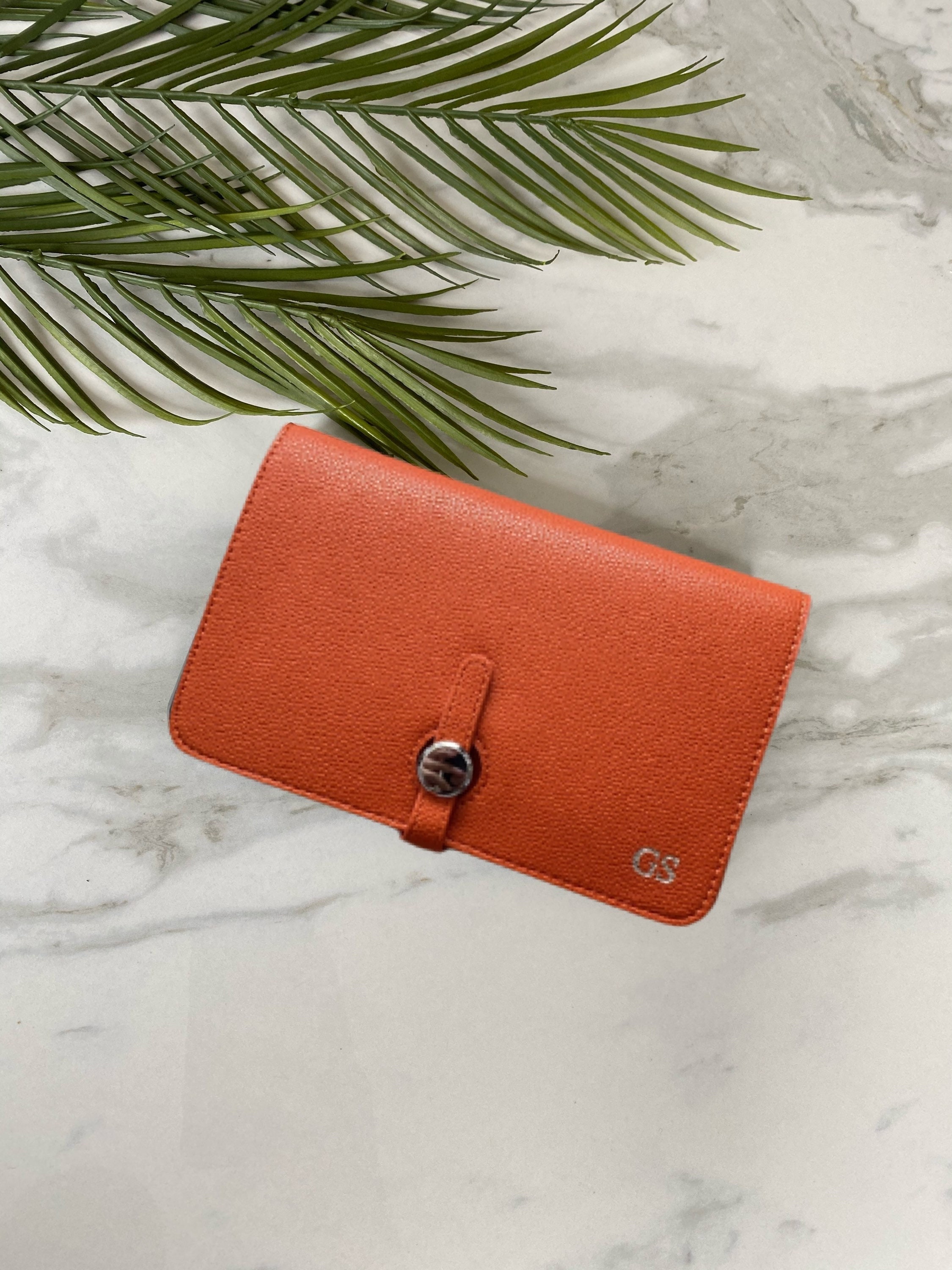 Hermès Dogon Compact Wallet - Orange Wallets, Accessories