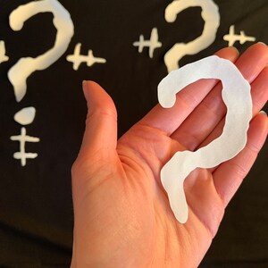 Riddler Question Mark and Symbols Iron on Patches the Riddler 2022 - Etsy