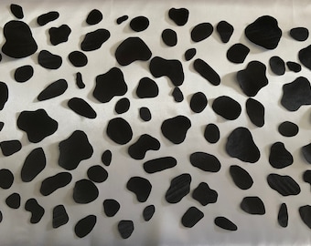 Dalmatian spots Cruella costume accessories Iron on Dalmatian spots for cosplay.