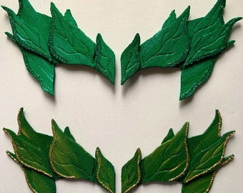 Ivy mask  fairy/elf drag queen Pixie Eye masks leaf mask SHORT STYLE       please read description on shipping