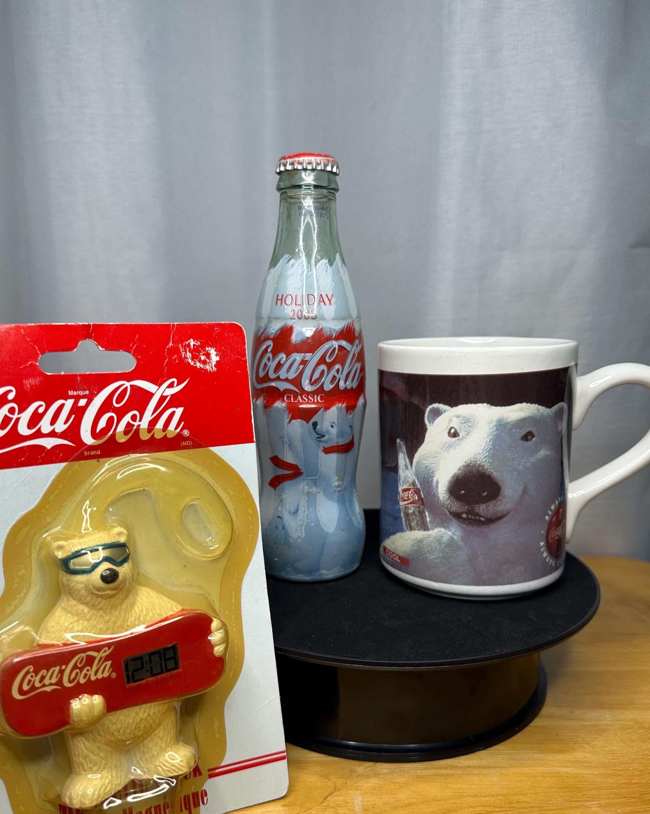 Coca Cola Polar Bear Clock - Etsy