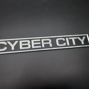 Logotipo personalizado al estilo de los amplificadores Sound City. 240 mm