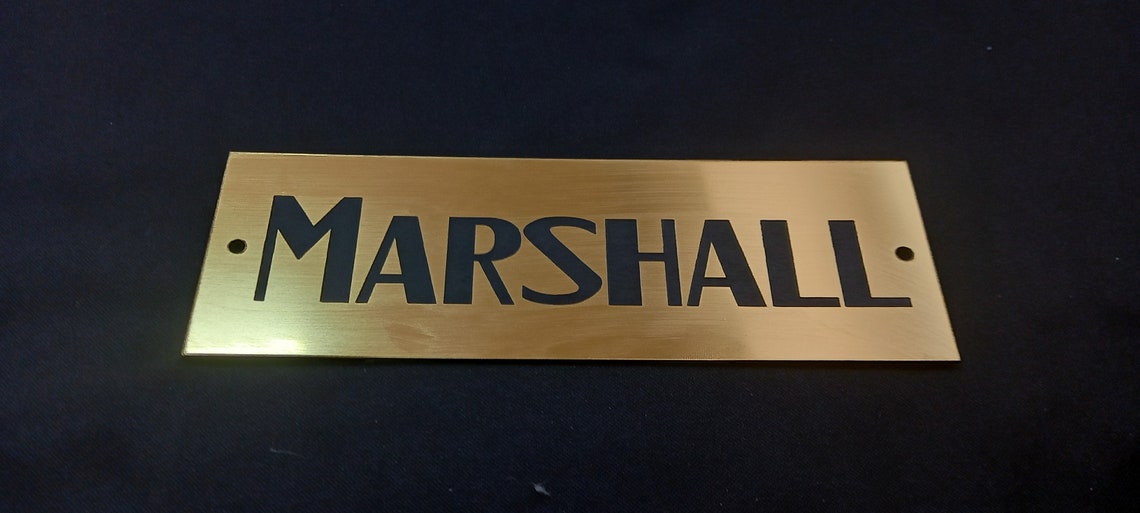 Marshall Amplifier Head logo Etsy