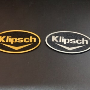 2Pcs Klipsch oval logo