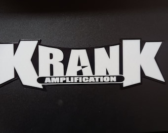 Krank 3D printed logo