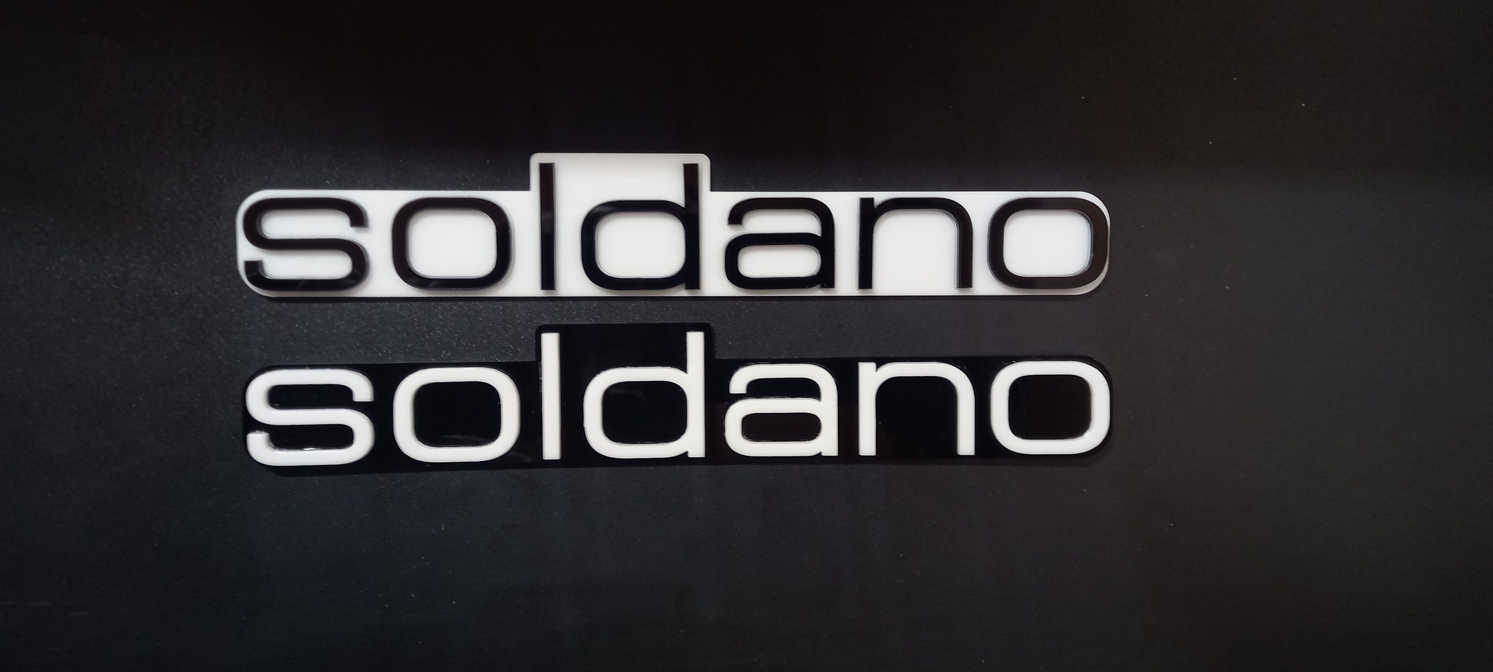Soldano 3d Letters 262mm - Etsy Israel